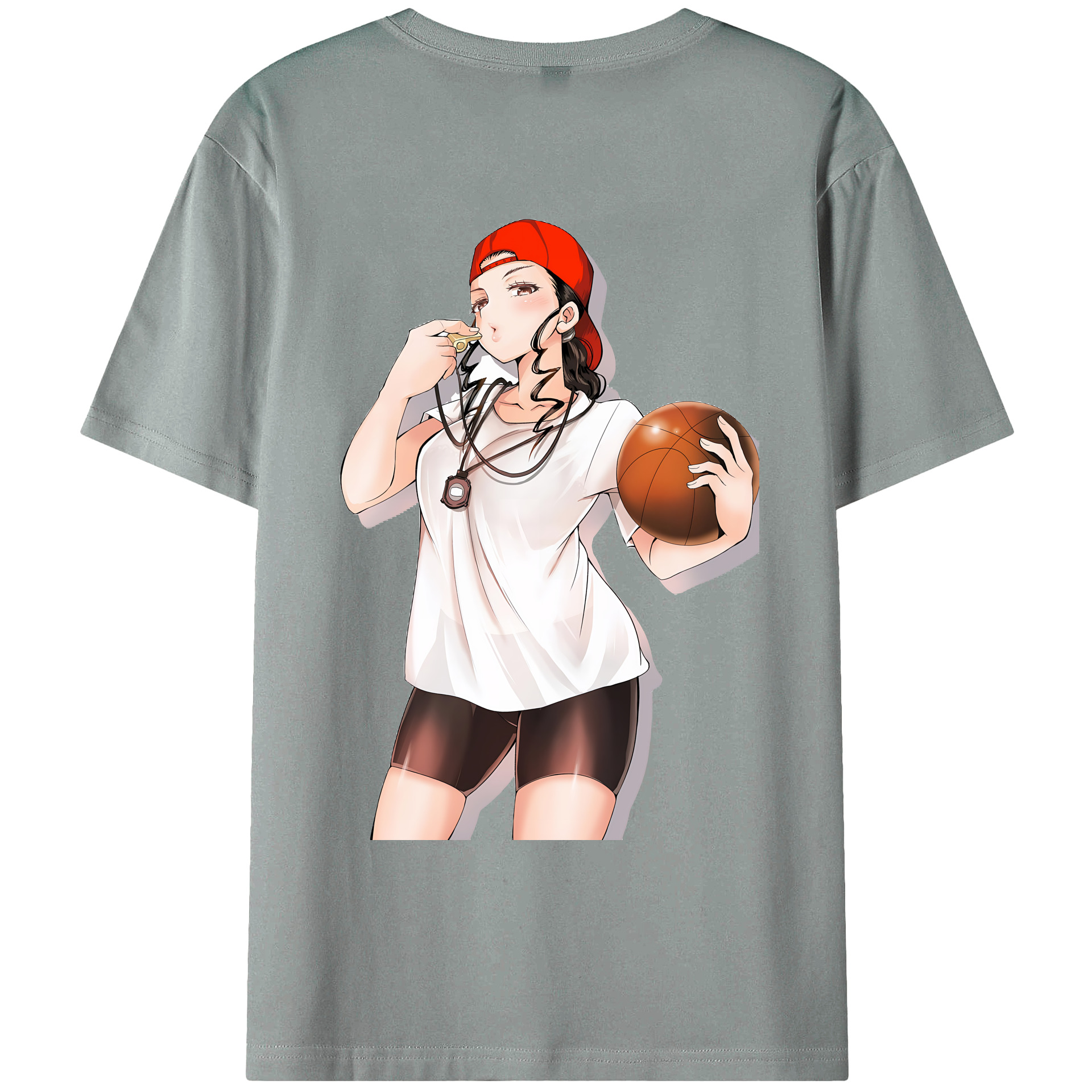 （画像用） SLAM DUNK／スラムダンク 綿100％ メンズ半袖Tシャツ（バックプリント） 通気性